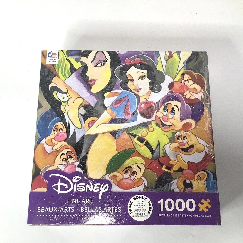 Disney Puzzle 1000 Pc Puzzle The Enchantment Of Snow White USA Box‎ Damaged New